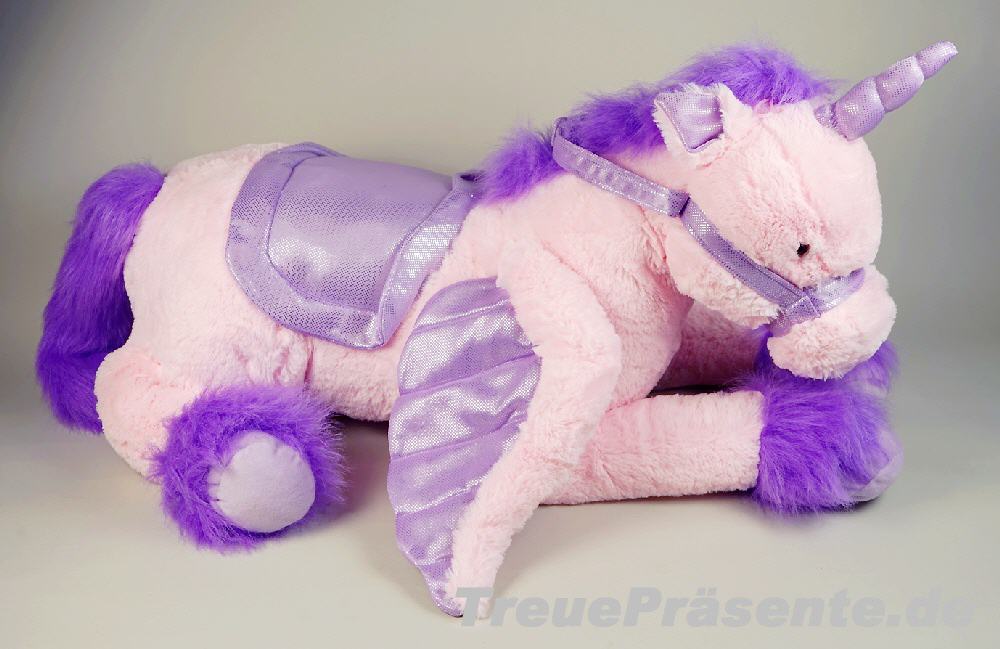 TreuePräsent Plüsch-Pegasus liegend 100 cm