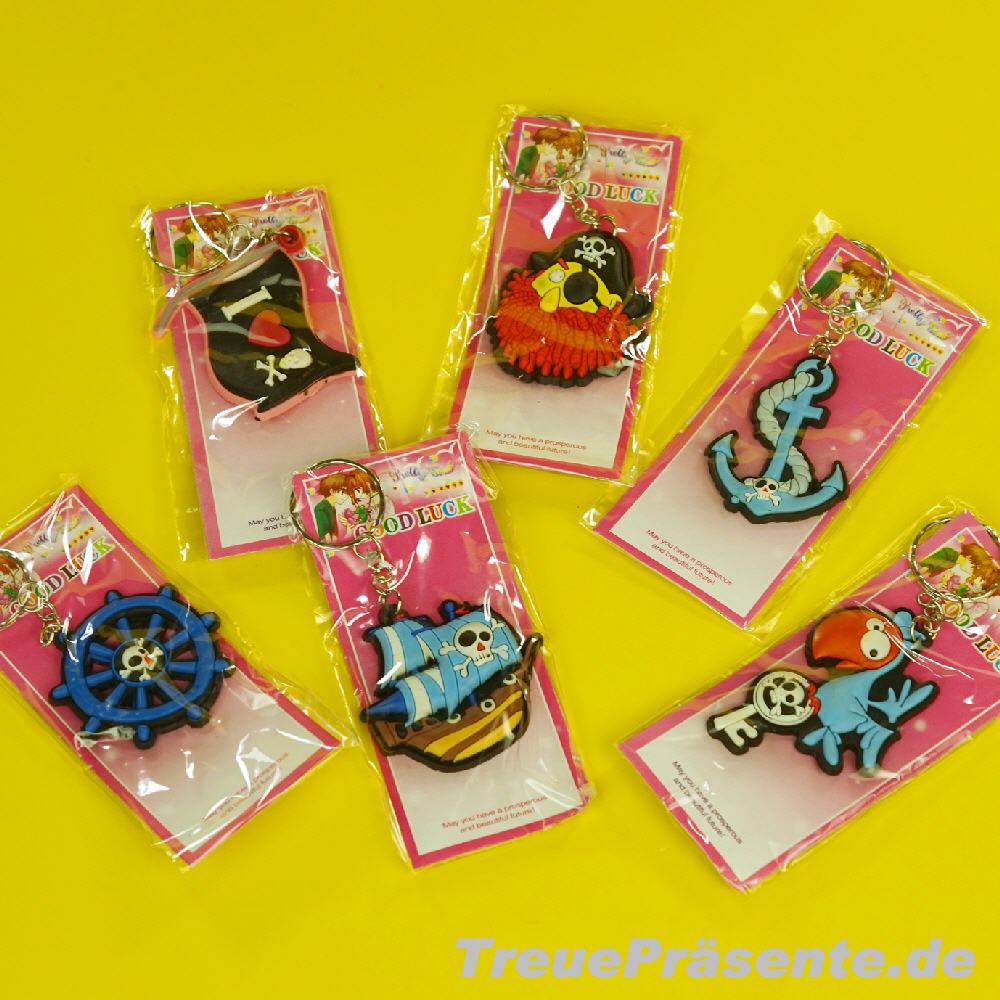 Schlüsselanhänger Piratensymbole