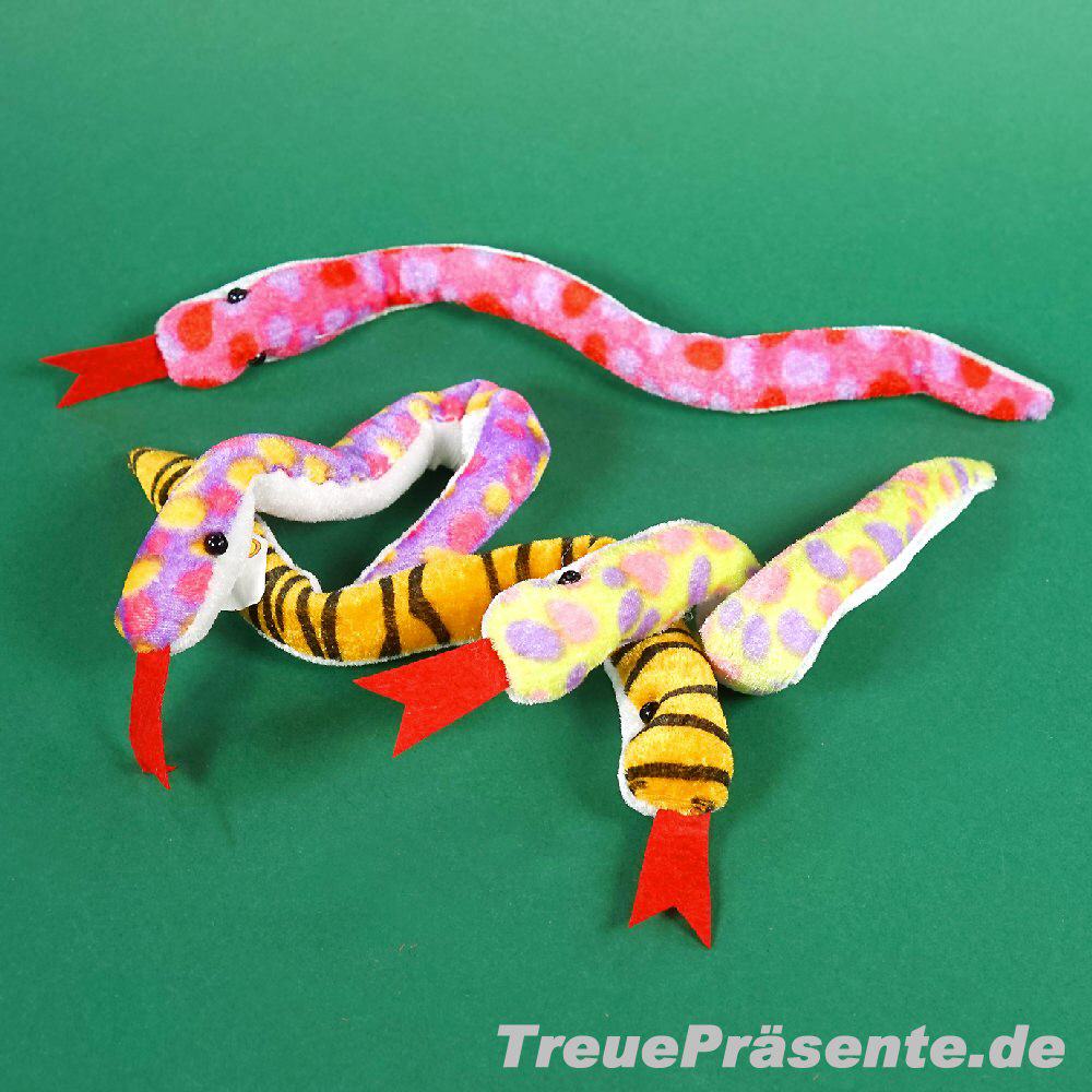 Plüsch-Schlangen 25 cm