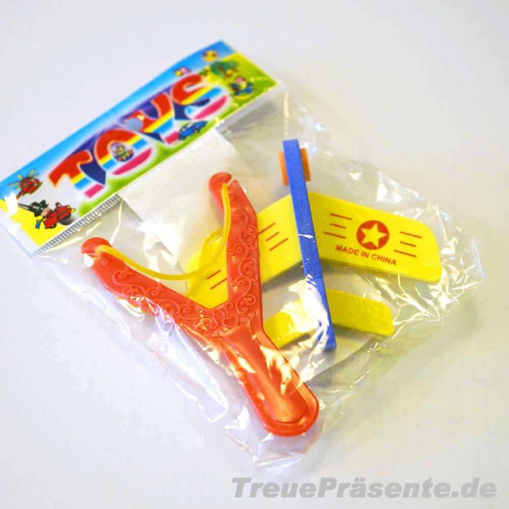 TreuePräsent Flieger mit Schleuder