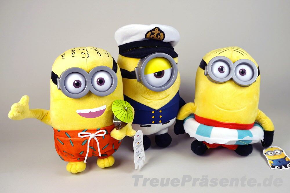 TreuePräsent Minions Plüschfiguren groß