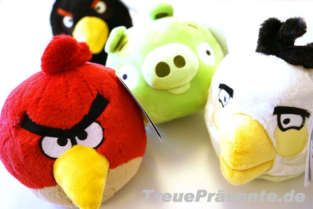 TreuePräsent Angry Birds Plüschfiguren