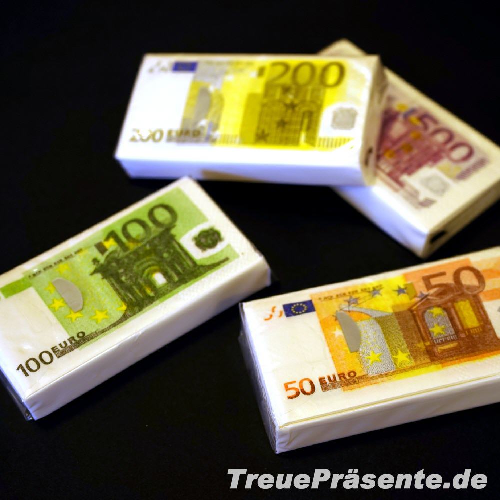 TreuePräsent Taschentücher Geldscheine