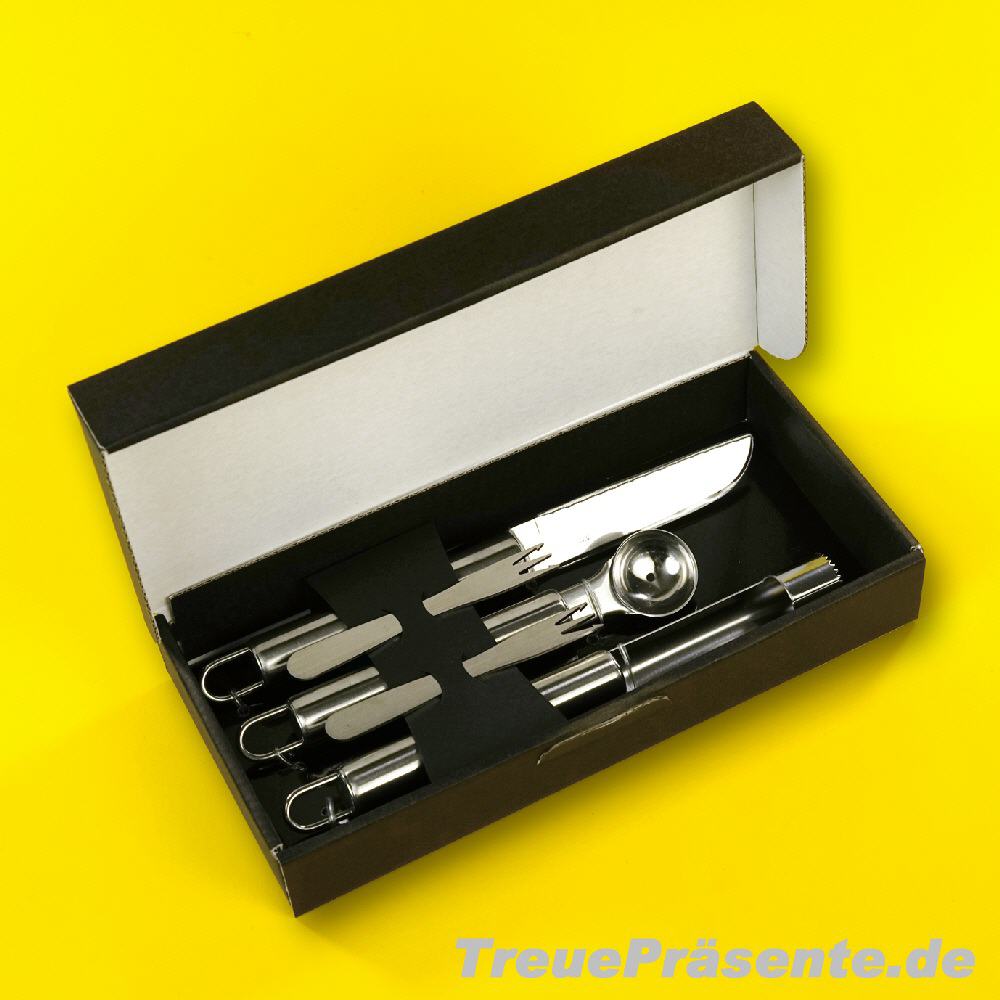 Früchte-Deko-Geschenkset mit Spiesschen