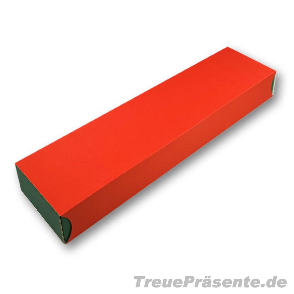 Schiebe-Geschenkbox rot-grün