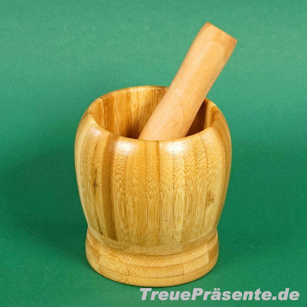 Bambus-Mörser-Set