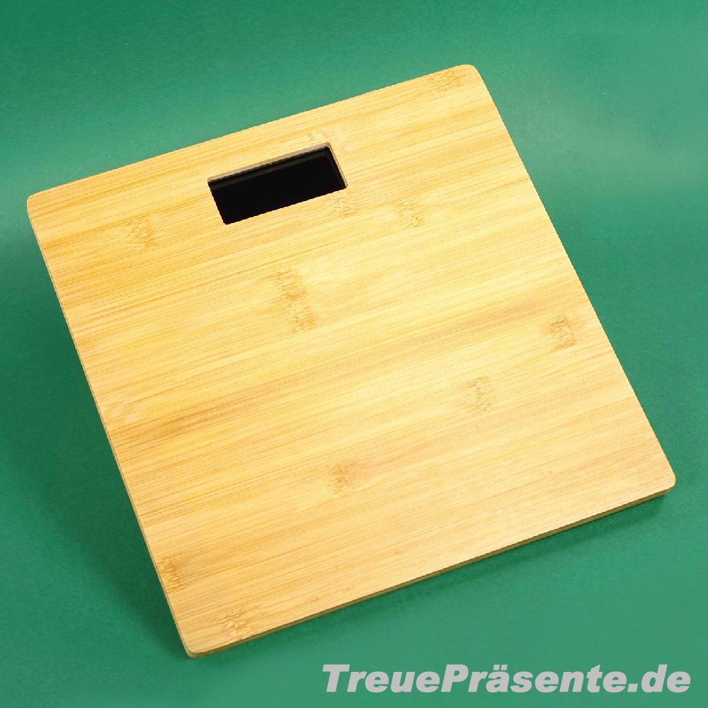 Bambus-Personenwaage