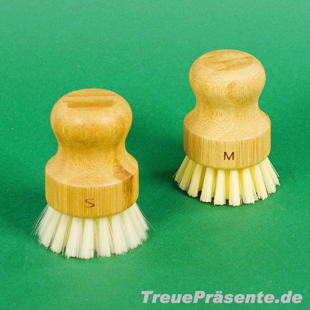 Bambus-Pilzbürsten 2er-Set