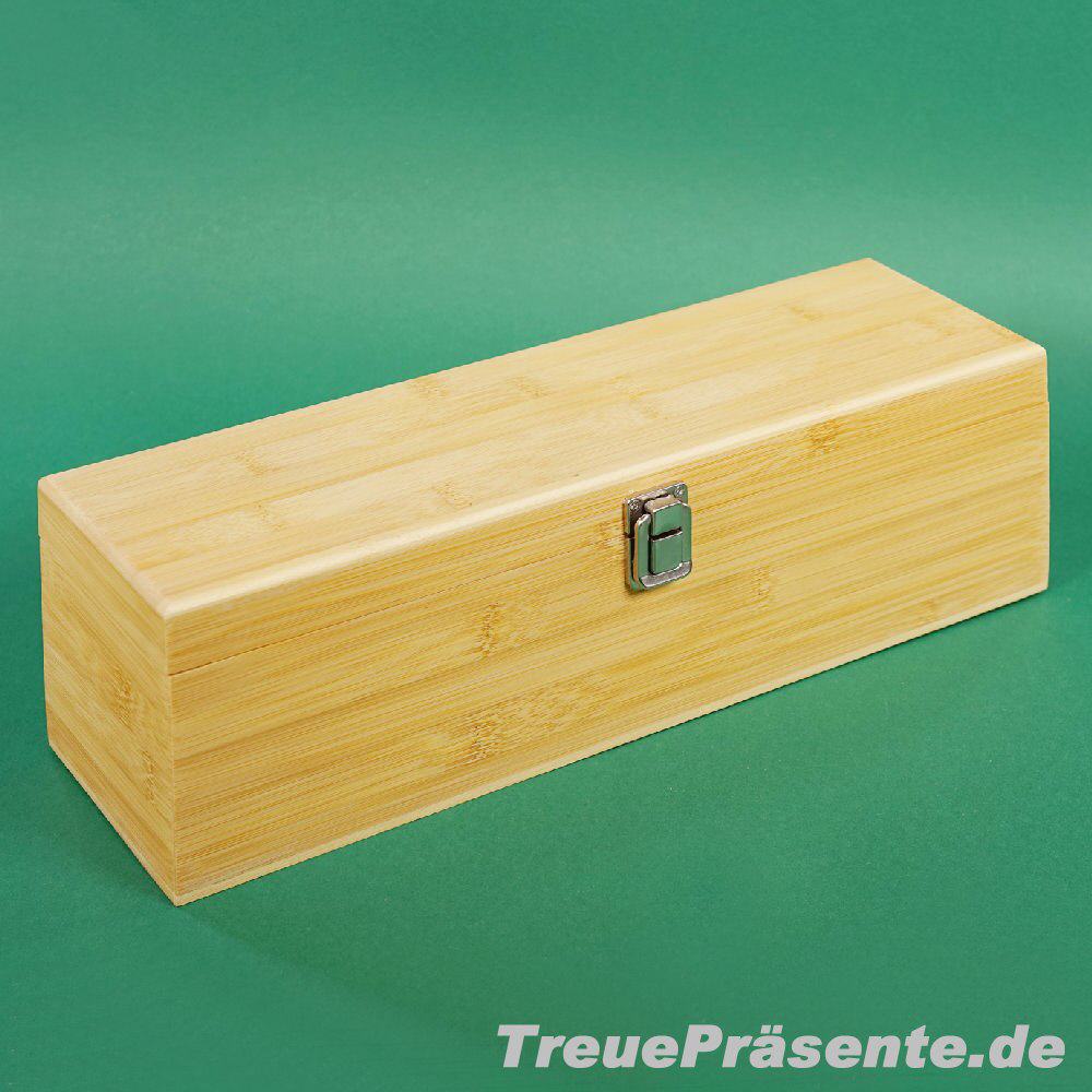 Weinset in Bambus-Box