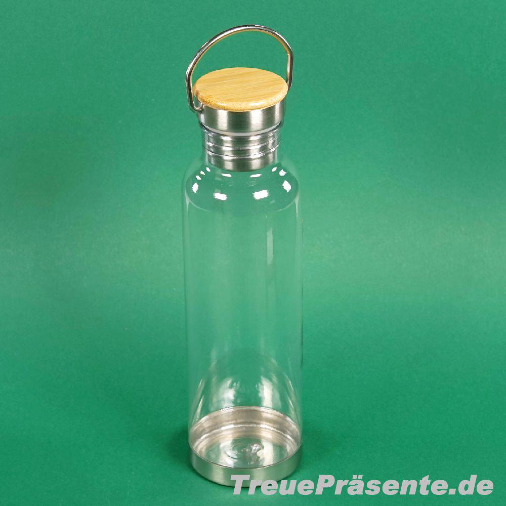 Trinkflasche mit Bambus-Top