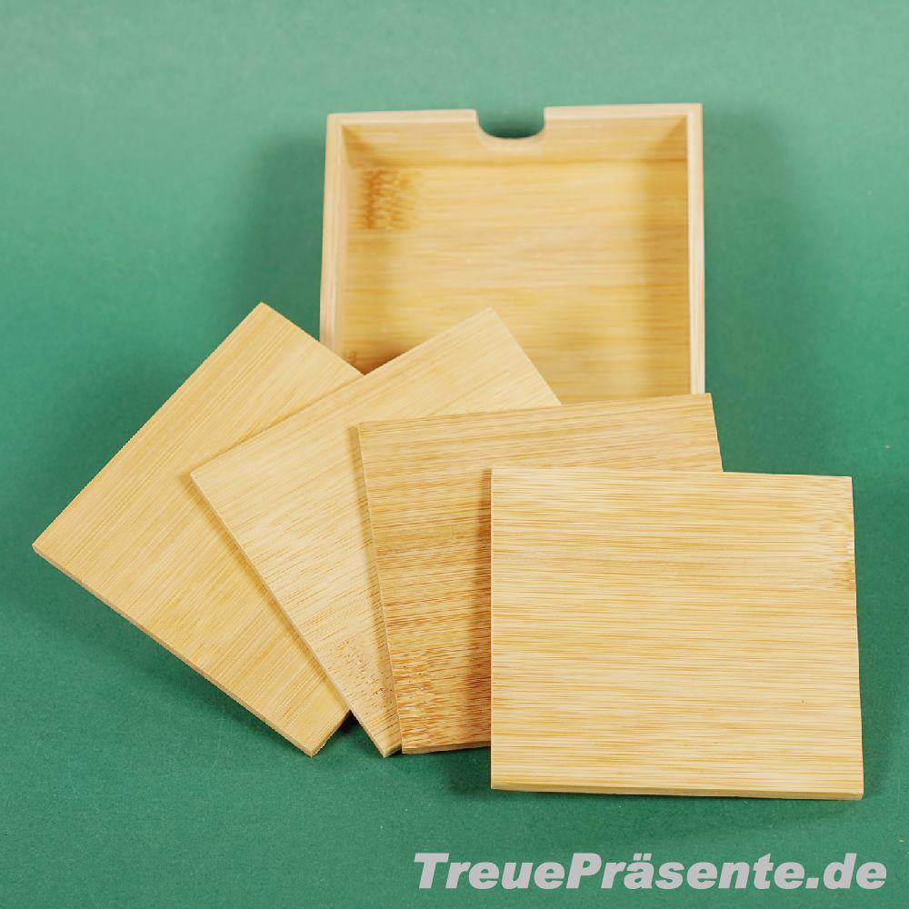 Bambus-Untersetzer-Set 5teilig