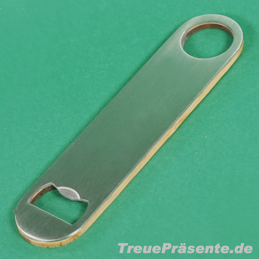 Flaschenöffner Bambus-Edelstahl