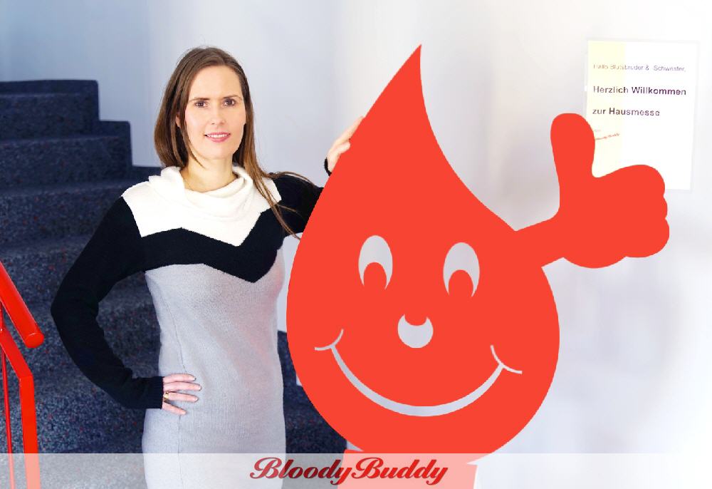BloodyBuddy Aufsteller XXL