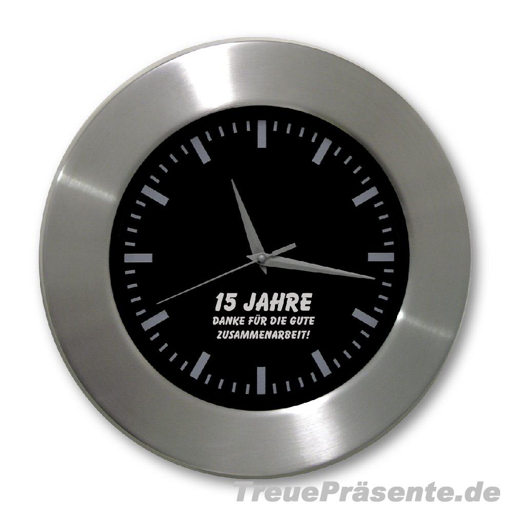 TreuePräsent Wanduhr Jubiläum