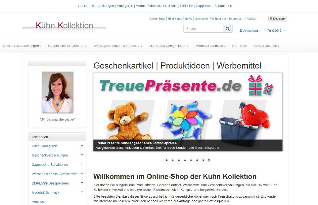 Online-Shop für TreuePräsente