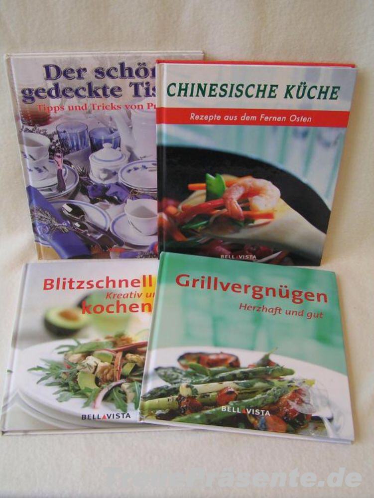 Kochbücher sortiert