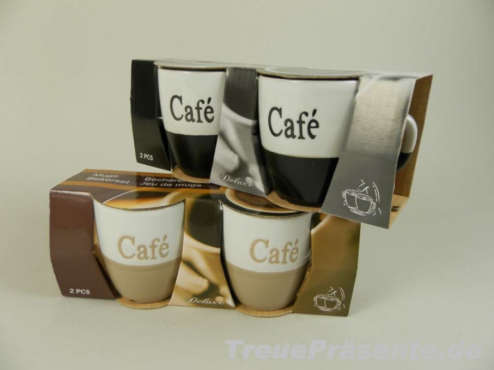 Café-Becher 2er-Pack
