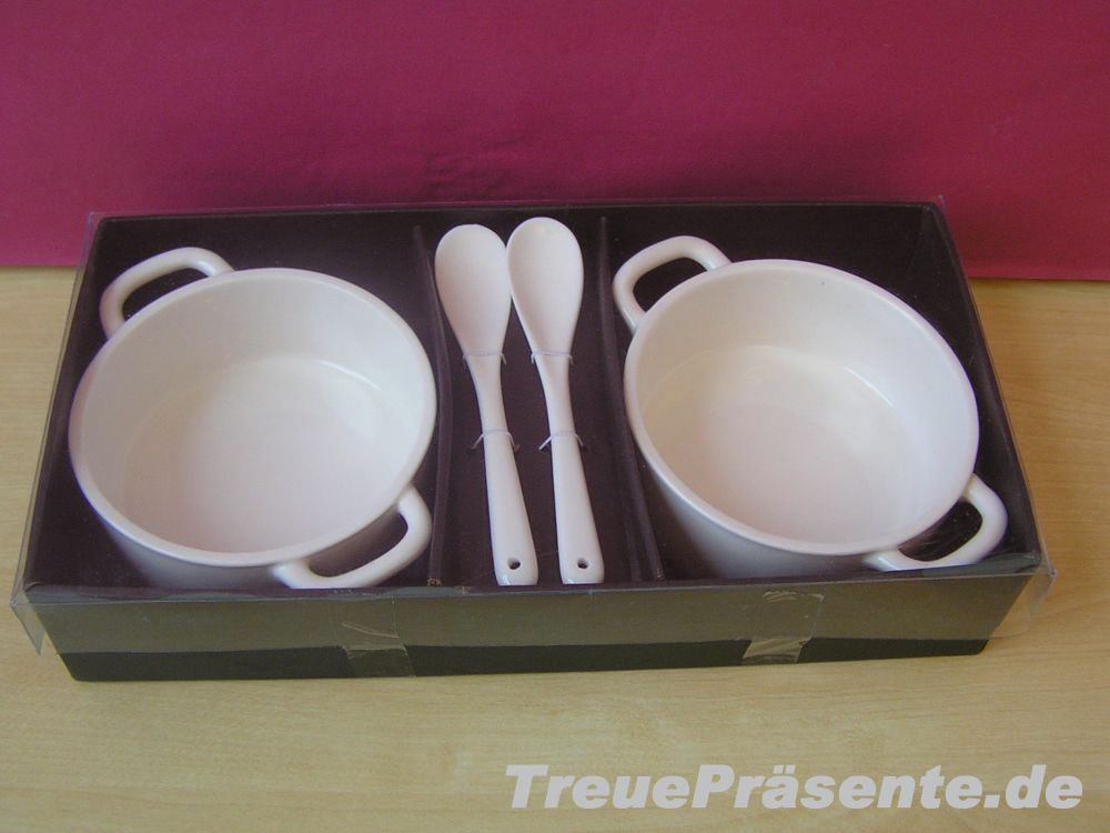 Dipschalen-Set mit Löffeln