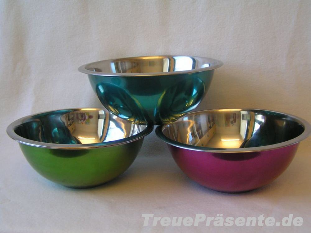 Salatschüsseln aus Metall