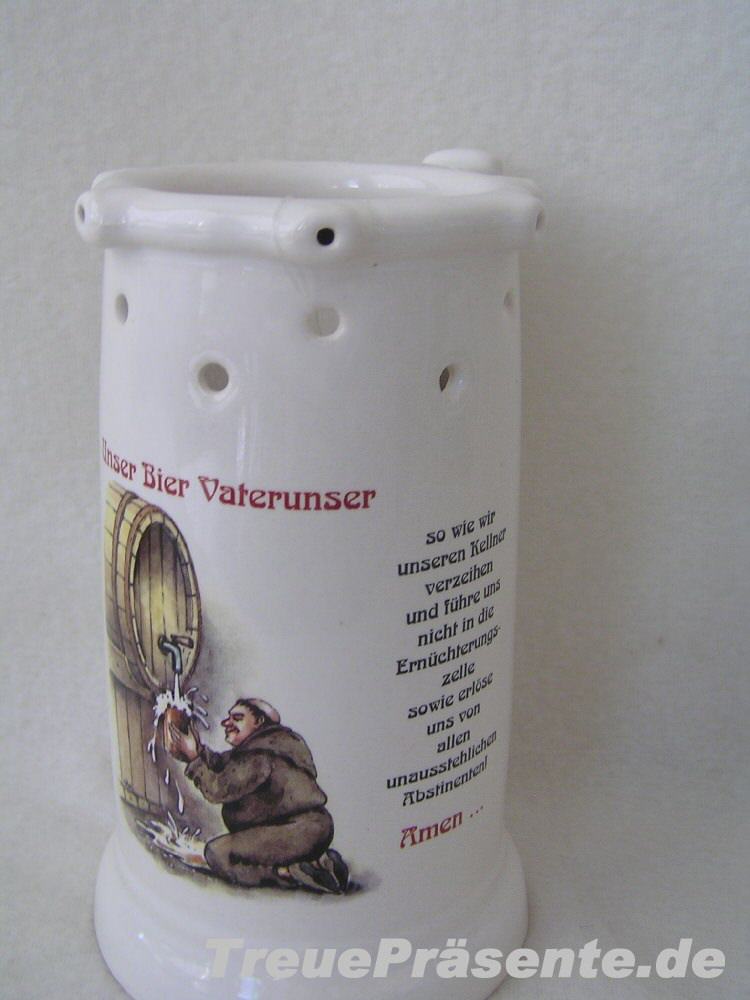 Löcherbierkrug Vaterunser