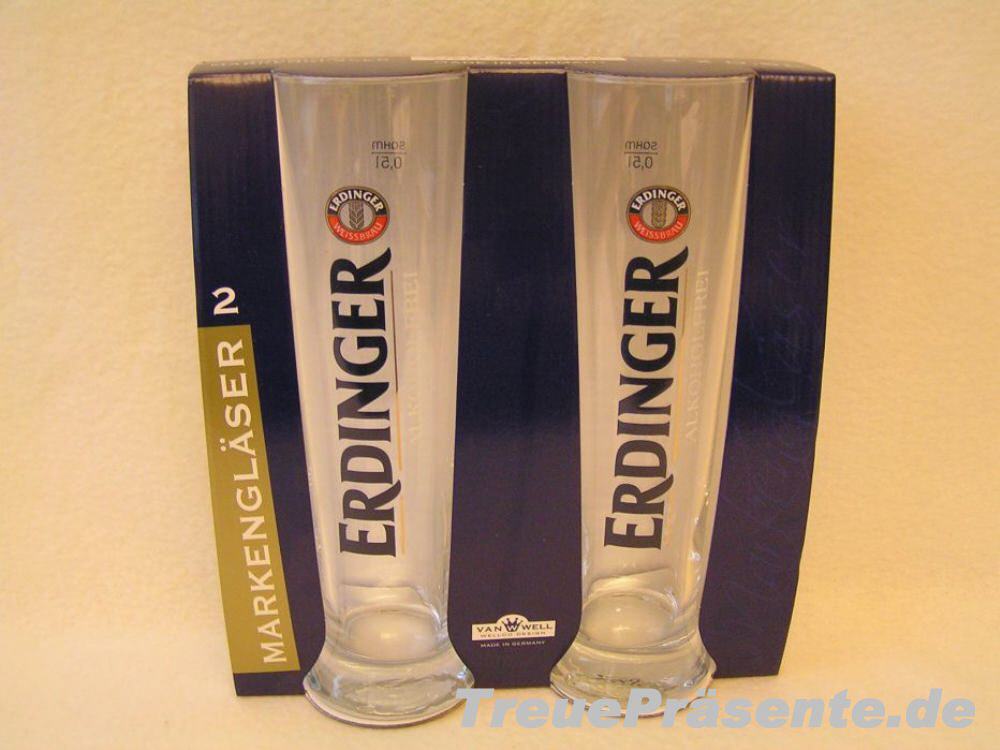 Weißbiergläser Erdinger