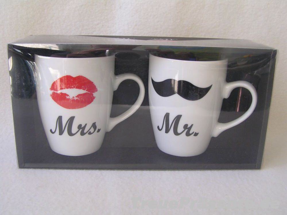 Kaffebecher Mr. und Mrs.