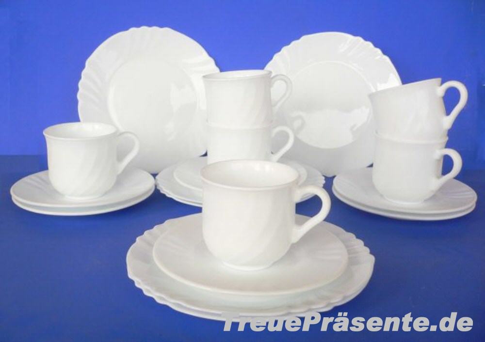 Kaffeeset weiß