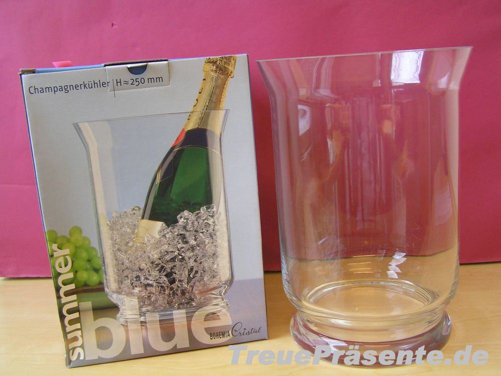 Glas-Champagnerkühler