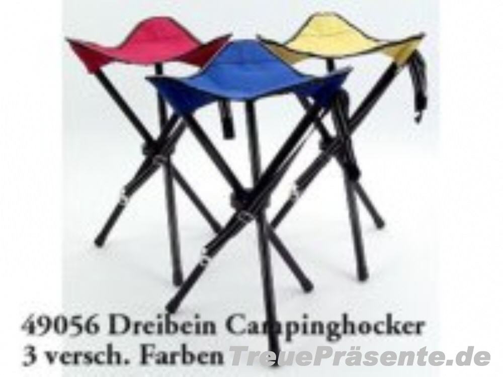 Camping Dreibein-Hocker