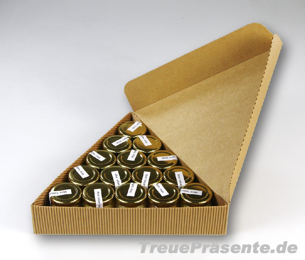 Geschenkverpackung Honiggläser