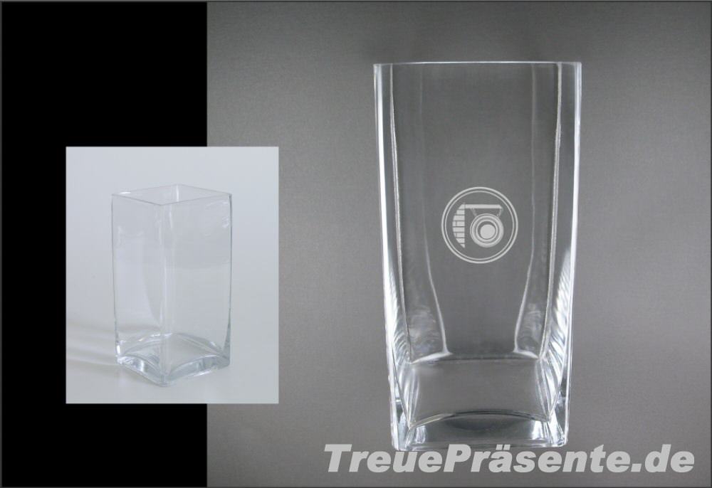 TreuePräsent Glasvase