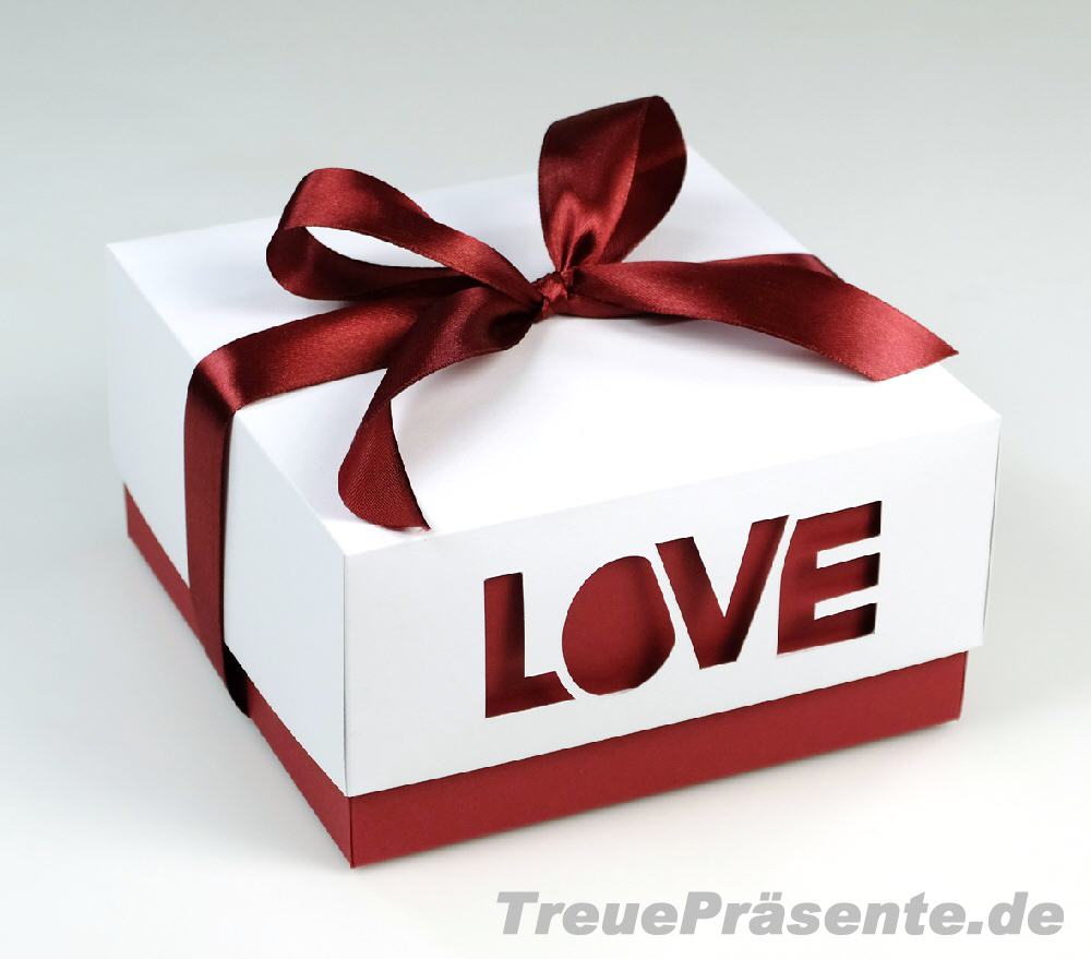 Geschenkverpackung Valentinsgeschenk